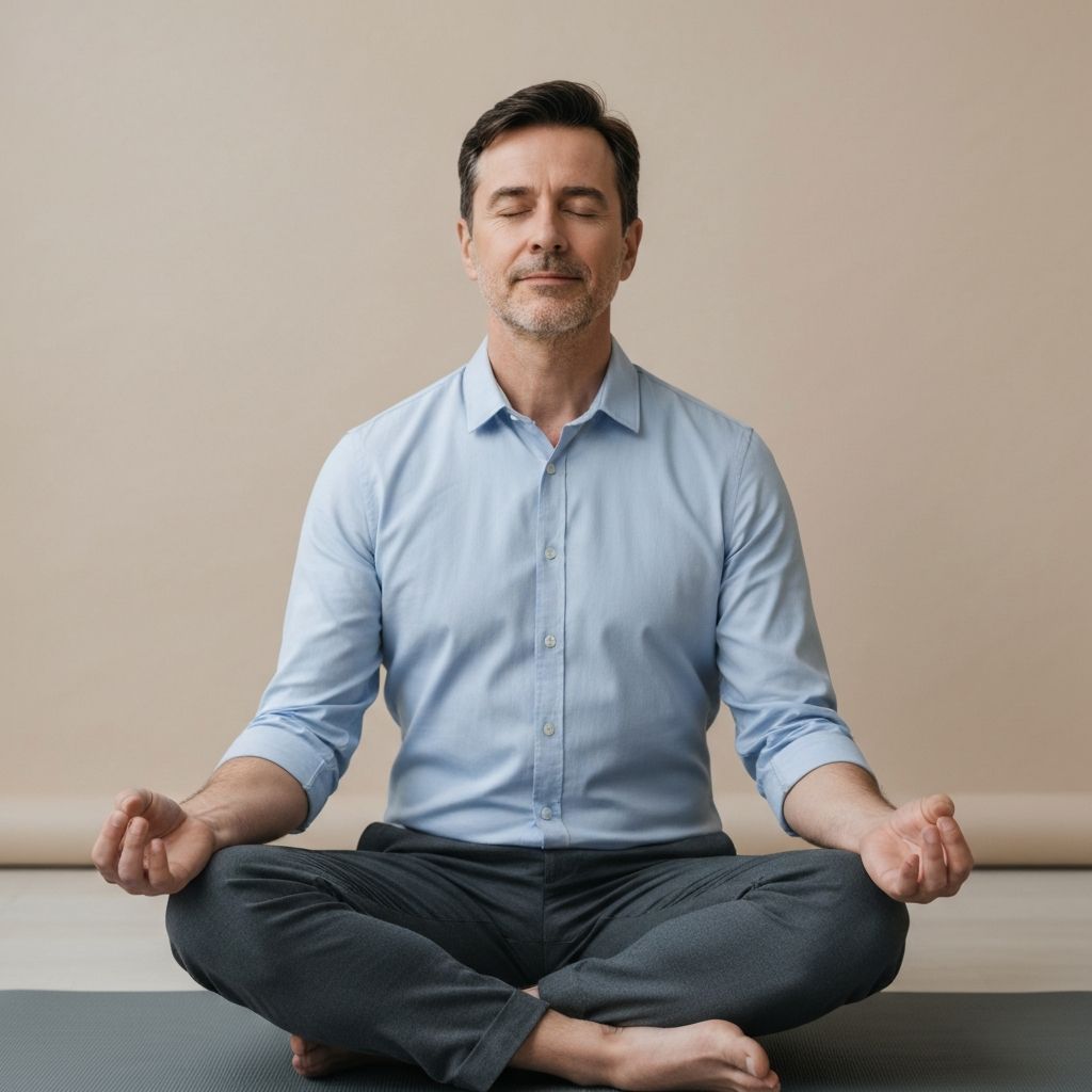 Person in calm, focused state